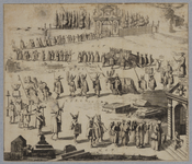 28820 Spotprent op het overlijden van Abraham van den Velde, geboren 1614, hervormd predikant te Utrecht, overleden ...